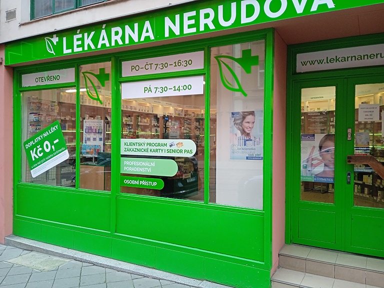 Grafika na výlohy
